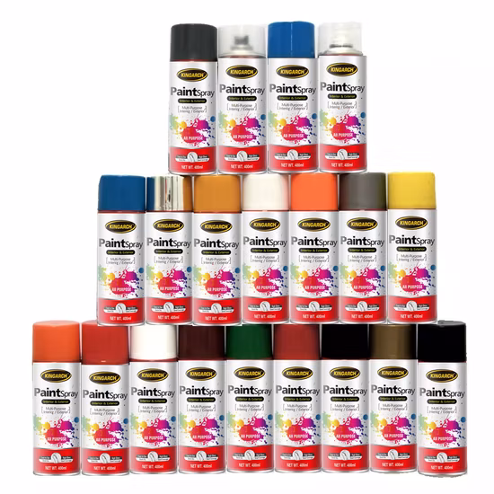 Kingarch 溶融亜鉛メッキ鋼クラッディング補修用メタリッククロム効果スプレーペイント